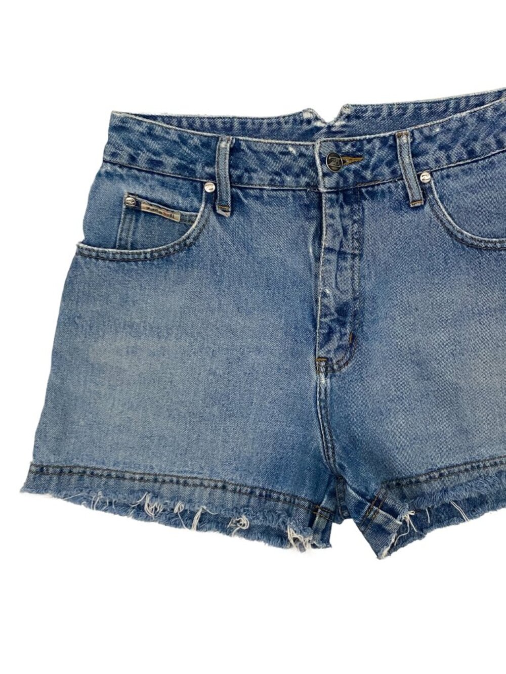 2000s zana di light wash denim shorts